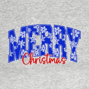 Merry Christmas Snowflakes T-Shirt